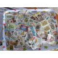 1000 X WORLD USED STAMPS OFF PAPER VERY NEAT LOT SEE PICS