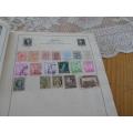ALBUM WORLD STAMPS USED INCLUDES 4 X GB PENNY REDS NOT ALL PAGES SCANNED SEE PICS