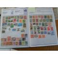 ALBUM  MIXED 932 WORLD STAMPS USED GOOD VALUE NOT ALL PAGES SCANNED SEE PICS