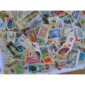 MIXED WORLD MINT AND USED STAMPS  720 OFF PAPER NEAT LOT SEE PICS