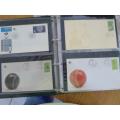 LARGE FILE  RSA FIRST DAY COVERS 62 GOOD CONDITION SEE PICS