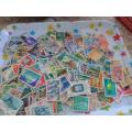 MIXED WORLD USED STAMPS X 1250 OFF PAPER GOOD VALUE SEE PICS