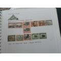 SA UNION AND RSA STAMPS USED VERY NEAT LOT BARGAIN ONLY SOME PAGES SCANNED SEE PICS