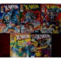 Comics books X-men and Spider-man