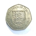 1969 Jersey 50 New Pence Coin
