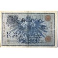 1908 100 Reichs Bank Note Germany