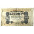 1922 Germany 100 Hundert Mark Bank Note