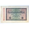 1923 20000 Mark Bank Note Germany