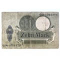 1906 Germany 10 Zehn Mark Bank Note