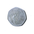 1997 10 Rupees Coin Mauritius