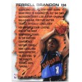 1996-97 Fleer nba basketball Hardwood leader Terrell Brandon  #124 Insert