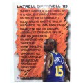 1996-97 Fleer NBA basketball Hardwood leader Latrell Sprewell 128 Insert