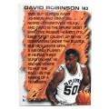 1996-97 Fleer nba basketball Hardwood leader David Robinson    #143 Insert