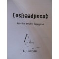 L J Bothma -  Losbaadjiesak - stories in die langpad -  GETEKEN deur Skrywer