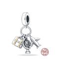 S925 Sterling Silver Time to Travel charm