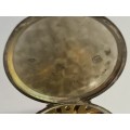 Tegra sterling silver casing pocket watch