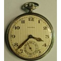 Tegra sterling silver casing pocket watch