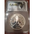 RSA Proof Silver R2 Crown of 1992  Olympics - PF67 - SANGS