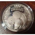RSA Proof Silver R2 Crown of 2005  FIFA World Cup
