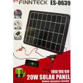20W Solar Panel Outdoor Emergency Charging  LOW SHIPPING FEES!!!