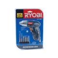 Ryobi Cordless Screwdriver 6 Piece In Blister Pack (Cs-1480) 4.8v  LOW SHIPPING FEES!!!