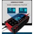 12V/24V 8A Intelligent Automatic Fast Battery Charger With 3-Stage Charging