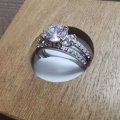 Sterling Silver Bridal Ring Set