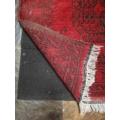 Handknotted Afghan Runner size 4000mm x 830mm