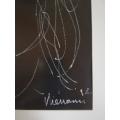 Hennie Niemann White Ink Sketch size 300mm x 220mm