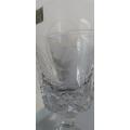 Vintage Irish Cristal Champagn Glass (signed by  William Butler Yeats Irish Poet )