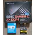 Gigabyte B660 Gaming X AX DDR4 Motherboard + Intel Core I3 12100 + Corsair VengeanceLPX 16GB 3200Mhz