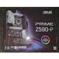 Asus Prime Z590-P Motherboard, CPU, Ram and SSD combo