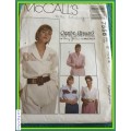 MCCALL'S 7558 MISSES' BLOUSES (SIZE 8 - 24)