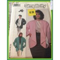 PATTERN SIMPLICITY 8176 - LOOSE FITTING JACKET (SIZE LARGE)