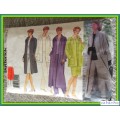 PATTERN BUTTERICK 6213 - JACKET, DUSTER, TOP, SKIRT & PANTS (SIZE 14 - 16, 8 - 24)