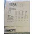 PATTERN KNITWIT 2000 - GORED SKIRT AND ACTION KNIT TOP (SIZE 6-22)
