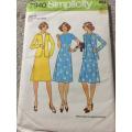 PATTERN SIMPLICITY 7940 - DRESS and JACKET (SIZE 12)