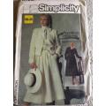 PATTERN SIMPLICITY 6980 (UNUSED) - PLEATED SKIRT & JACKET (SIZE 8)