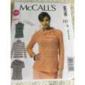 PATTERN MCCALL'S M6796 - TOPS (KNIT MATERIAL) - SIZE 6-14)