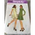 PATTERN SIMPLICITY 5785 (VINTAGE) - DRESS (SIZE 10)