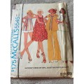 PATTERN MCCALL'S 5545 - MATERNITY DRESS OR TOPS, JACKET AND PANTS OR SHORTS (SIZE 14)
