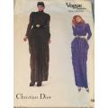 PATTERN VOGUE 1048 (CHRISTIAN DIOR) - DRESS (SIZE 12)