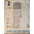 PATTERN VOGUE 1048 (CHRISTIAN DIOR) - DRESS (SIZE 12)