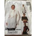 PATTERN MCCALL`S 7234 (UNUSED) - BLOUSE and SCARF (SIZE 10-12-14)