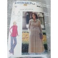 PATTERN BUTTERICK 5572 (COMPLETE) - MATERNITY TOP, DRESS AND PANTS (SIZE 12)