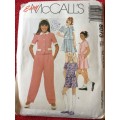 PATTERN MCCALL'S 8073 (UNUSED) - GIRLS' TOP, PANTS OR SHORTS & SKIRT (SIZE 10-12-14)