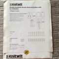 PATTERN KNITWIT 850 (UNUSED) - DOUBLE BREASTED CHANEL DRESS & JACKET W CO-ORDINATES (SIZE 6-22)