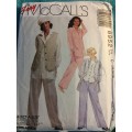 PATTERN MCCALL`S 6952 - VEST, SHIRT and PANTS (SIZE 10-12-14)