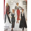 PATTERN MCCALL`S 6695 - VEST, SHIRT, SKIRT and PANTS (SIZE 16-18-20)