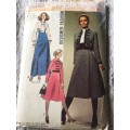 PATTERN SIMPLICITY 9018*1970 - FRONT WRAP SKIRT, JACKET and BLOUSE (SIZE 10)